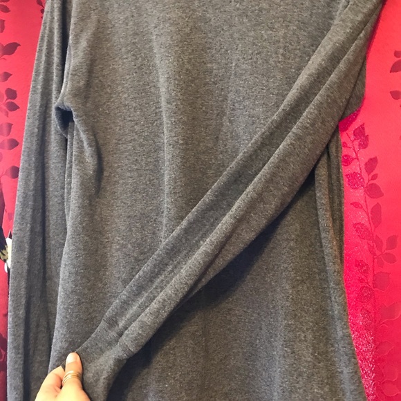 Thick grey long sleeve shirt large - Picture 5 of 6